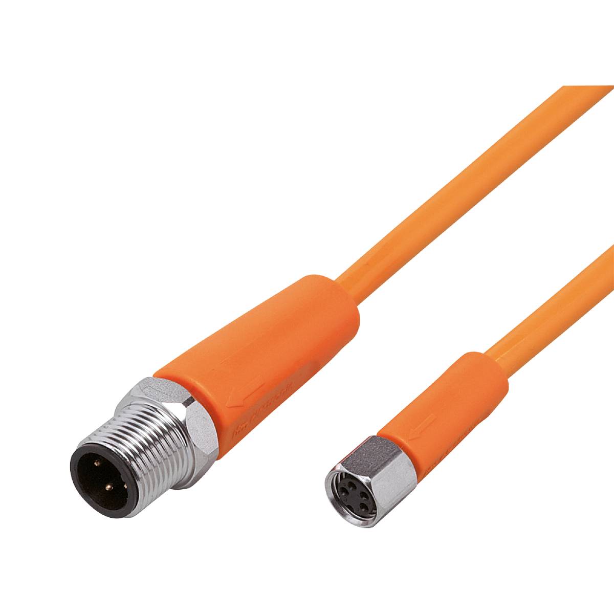 ifm Electronic EVT290 Verbindungsleitung Stecker, gerade, Buchse, gerade 10 m Polzahl Sensoren: 4, 4 1 St.