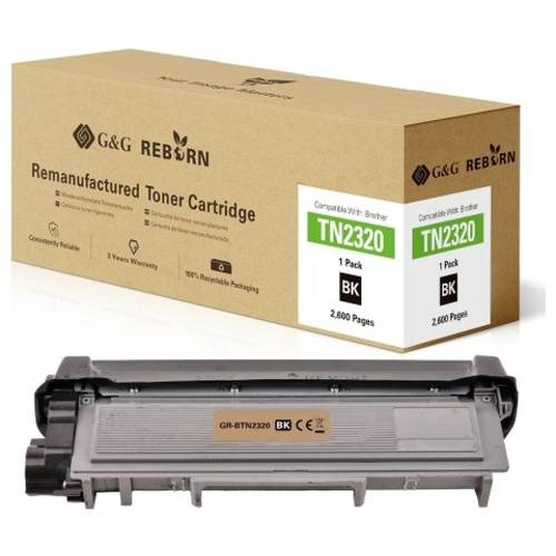 Thumbnail - G&G Toner ersetzt Brother TN-2320 Kompatibel Schwarz 2600 Seiten Reborn remanufactured 21178