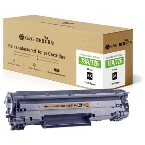 Thumbnail - G&G Toner ersetzt HP, Troy 78A Kompatibel Schwarz 2100 Seiten Reborn remanufactured 21224