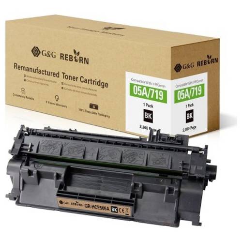 G&G Toner ersetzt Atos, Canon, HP, Troy, Wincor Nixdorf 05A, 719 Kompatibel Schwarz 2300 Seiten Reborn remanufactured 21...