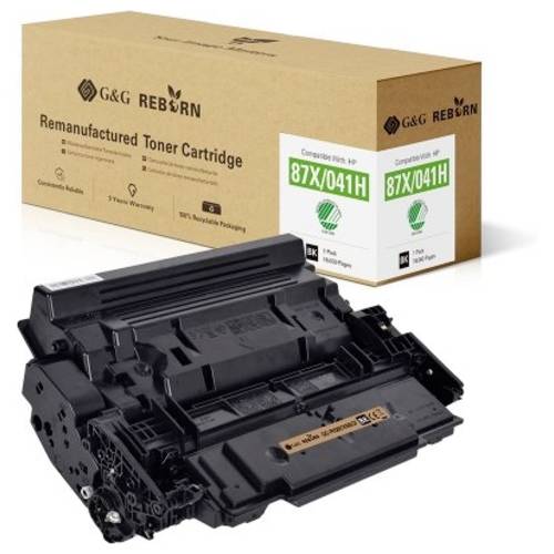 G&G Toner ersetzt HP 87X Kompatibel Schwarz 18000 Seiten Reborn remanufactured 21243