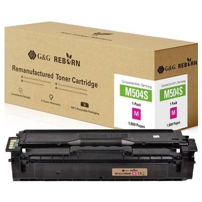 Remanufactured G&G Reborn Toner Cartridge mit Samsung Kompatibilität, Modell M504S, 1 Packung, 1.800 Seiten, 3 Jahre Garantie.