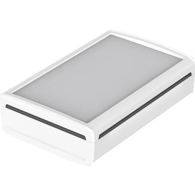 Weiße rechteckige UV-C-Desinfektionsbox mit abgerundeten Kanten, geeignet zur Desinfektion kleiner Gegenstände.