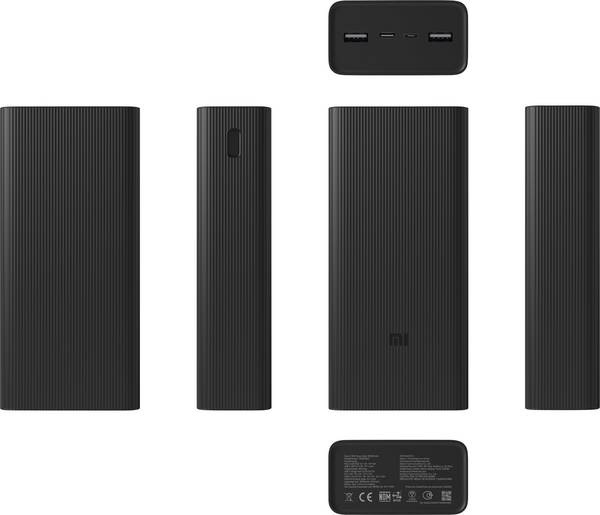 Xiaomi PB3018ZM Powerbank 30000 mAh USB PD LiPo Schwarz