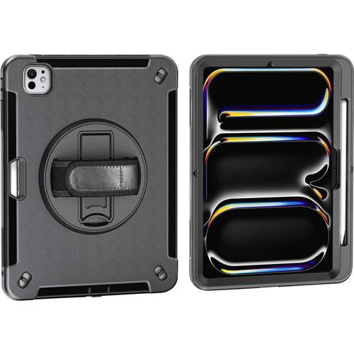 Thumbnail - 4Smarts GRIP Tablet-Cover Apple iPad Pro 11 (M4, 2024) 27,9 cm (11) Back Cover Schwarz