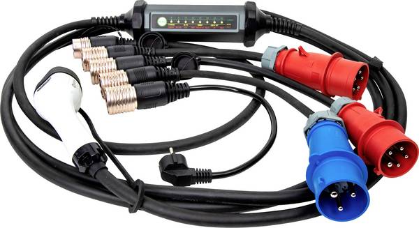 Platinet EV_PC060 eMobility Ladekabel Typ 2 Mode 3 32 A Anzahl Anschlüsse 1 x 22 kW