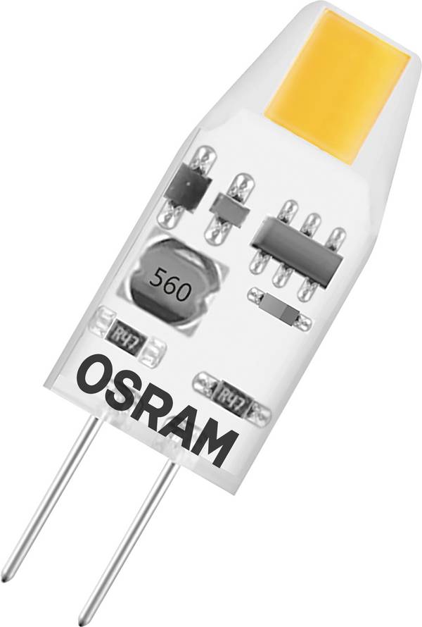 OSRAM HOMELIGHTING 4099854340284 LED EEK F (A - G) G4 1 W = 10 W Warmweiß (Ø x H) 10 mm x 10 mm 5 St.