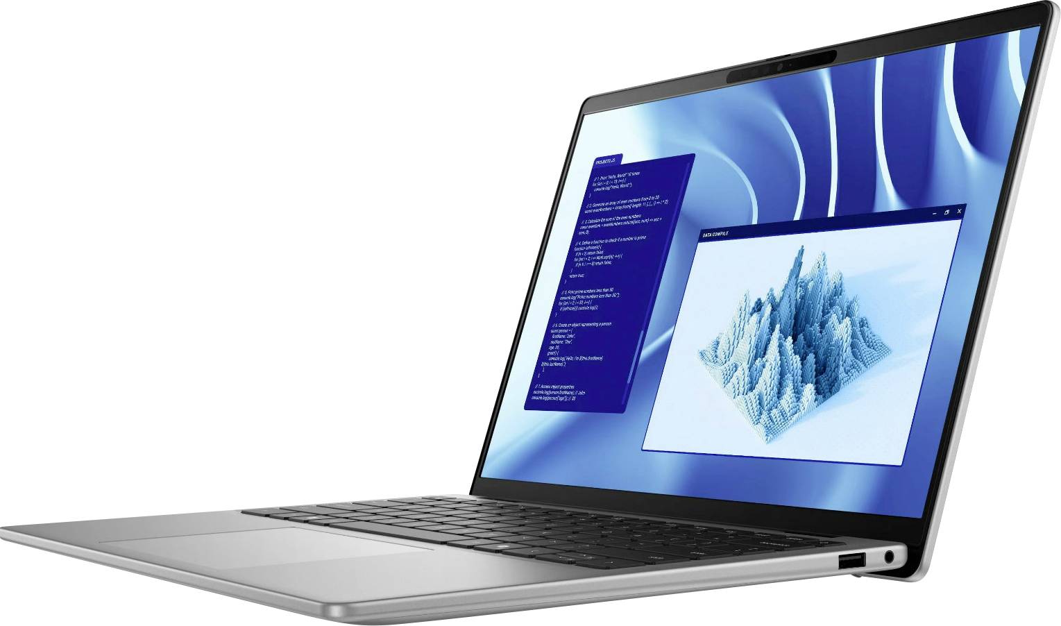 Dell Notebook Latitude 7455 ( X Plus, 16GB, 512GB) 35.6 cm (14 Zoll) Qualcomm® Snapdragon X Plus X1P-64-100 16 GB RAM 51-0