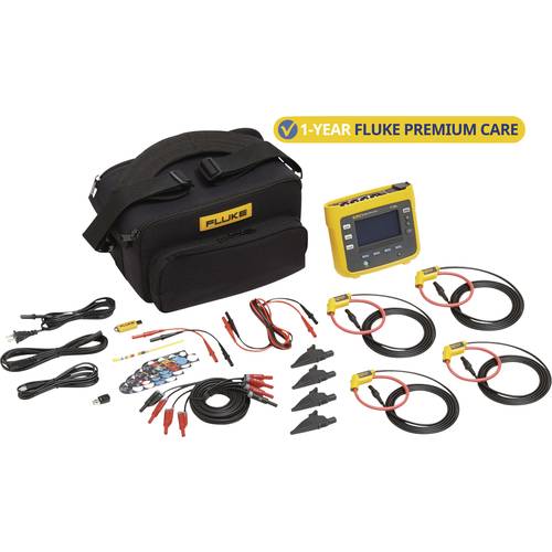 Fluke Fluke-1736/FPC EU Netz-Analysegerät 3phasig mit Loggerfunktion, inkl. Stromzangen