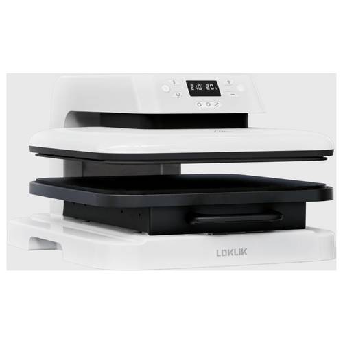 Loklik Auto Heat Press Heizpresse Weiß