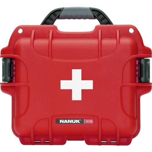 NANUK 908-FSA9 Erste Hilfe Koffer (leer) 241 x 190 x 190 Rot