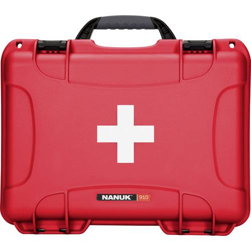 NANUK 910-FSA9 Erste Hilfe Koffer (leer) 336 x 104 x 234 Rot