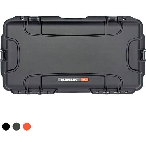 NANUK Transportkoffer Mod. 980 (B x H x T) 683 x 157 x 338 mm Schwarz 980S-000BK-0A0