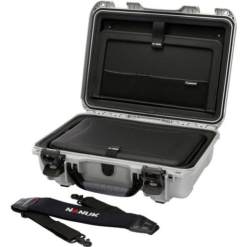 NANUK Transportkoffer Mod. 923 (B x H x T) 422 x 137 x 287 mm Silber 923-LK05