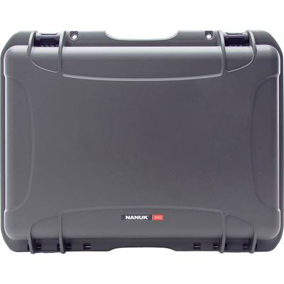 Ein grauer Koffer, Marke 'Nanuk 940', aus robustem Material. Geeignet für sicheren Transport von empfindlichem Equipment.