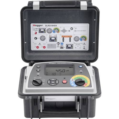 Thumbnail - Megger DLRO10-SET1 Mikroohmmeter