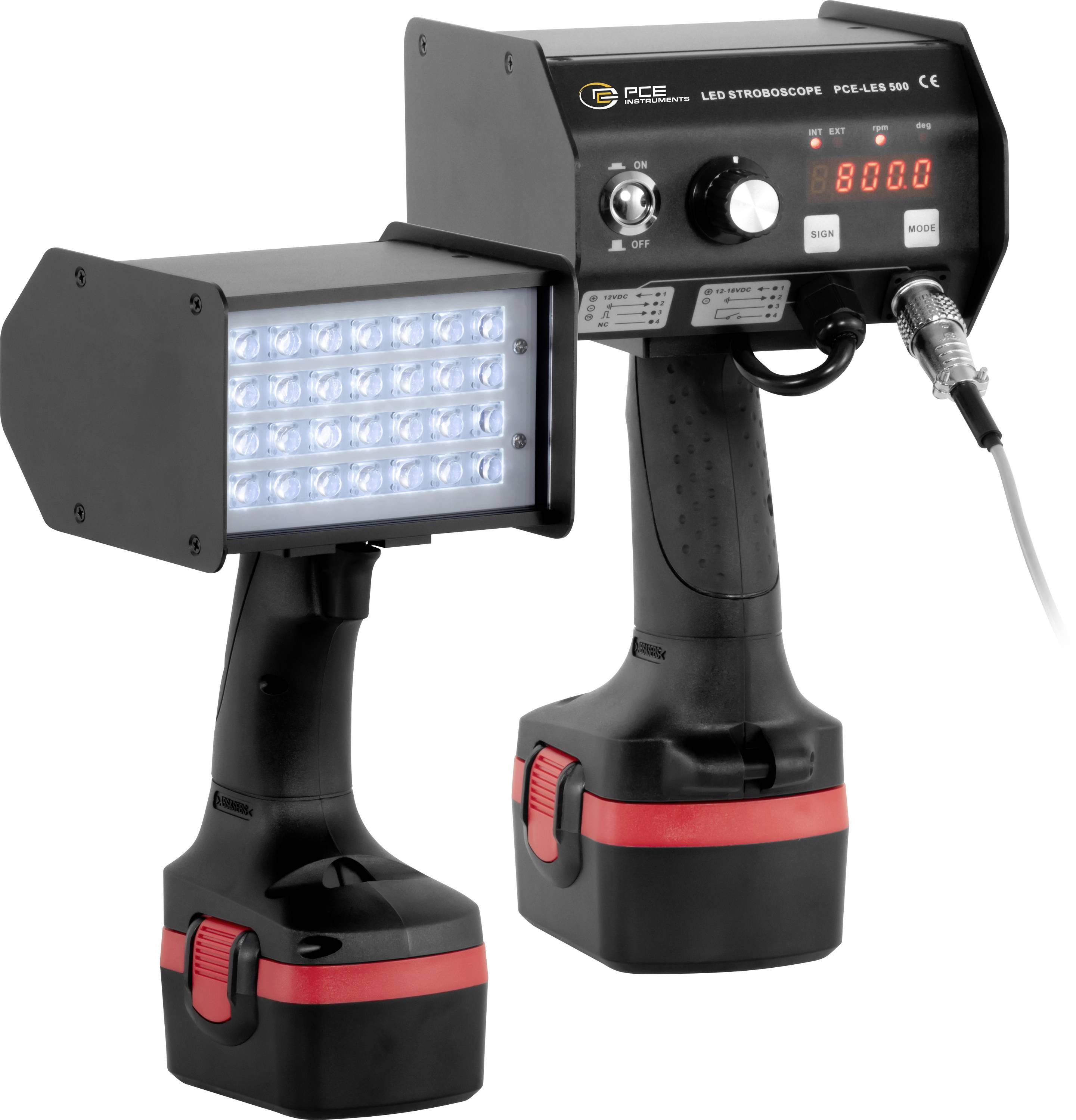 PCE Instruments LED-stroboscoop Aantal LEDs: 28 stuk(s) Koudwit