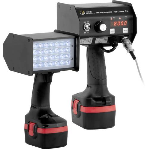 Thumbnail - PCE Instruments Stroboskop PCE-LES 500 Lichtquelle 28 LED´s Messbereich 50...50000 FPM Auflösung 0,1 FPM IP20