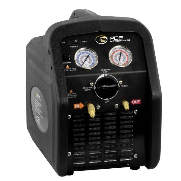 PCE Instruments Rückgewinnungsgerät für Kältemittel PCE-RRM 250 |38,5 bar |Motorleistung 0,75PS |ölfrei |luftgekühlt