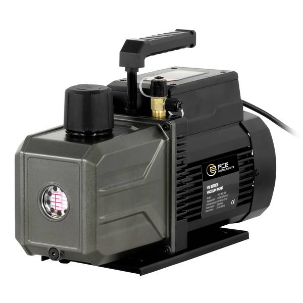 PCE Instruments Vakuumpumpe PCE-RVP 180 für den HVAC/R Markt |0,75 PS S |226 l/min |Öltank 660 ml |1/4" SAE |3/8" SAE
