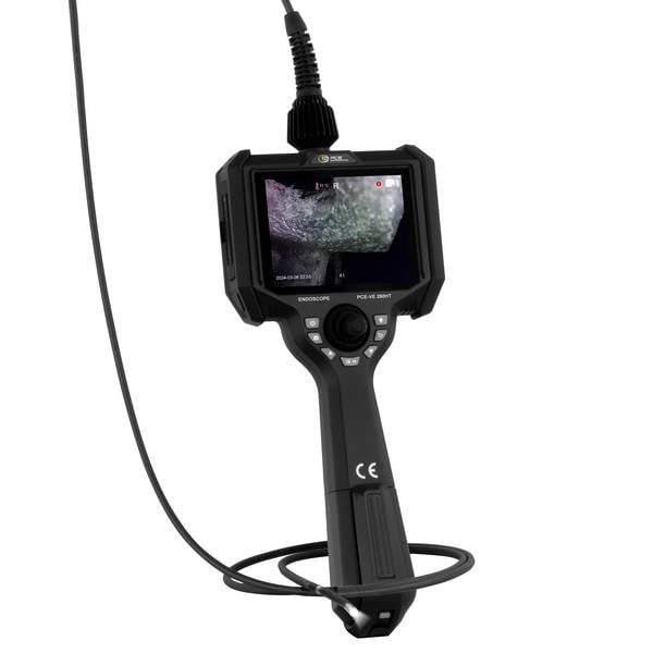 PCE Instruments Endoskopkamera PCE-VE 260HT |4-Wege Kamerakopf |Kamerakabel 2 m|Kamerakopf Ø6 mm |HDMI |Speicher |IP67