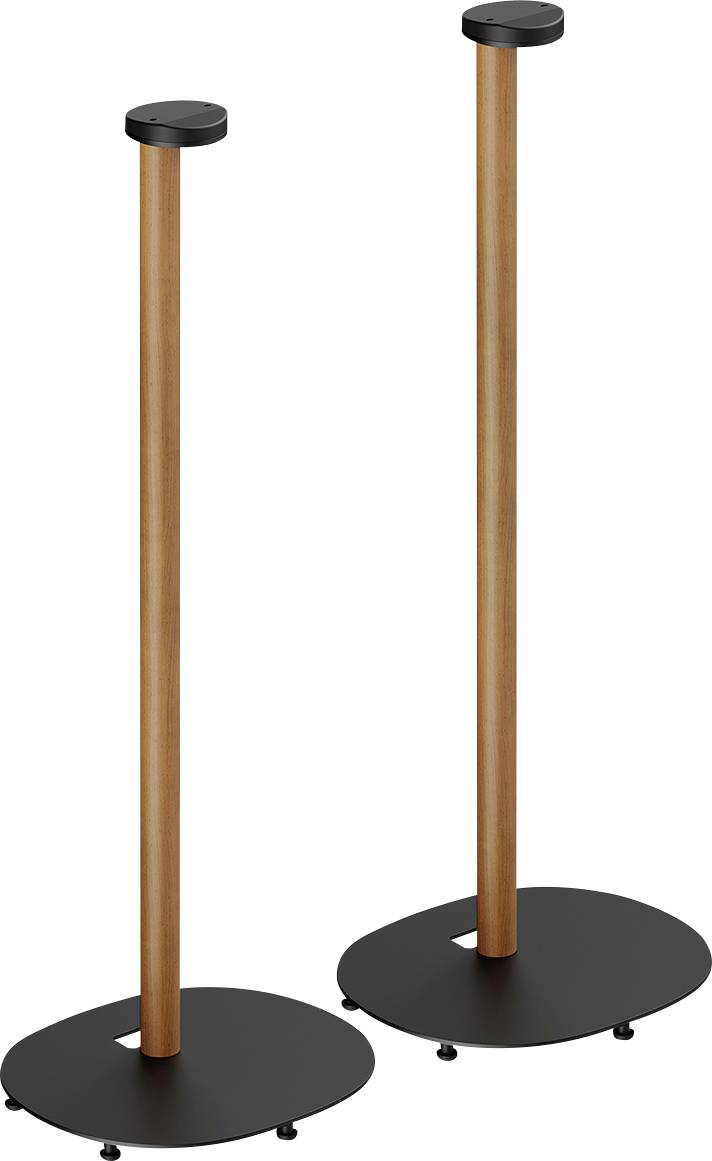 My Wall HS48L Lautsprecher-Ständer Bodenständer Boden-/Deckenabstand (max.): 777 mm Schwarz/Buche 2 St.