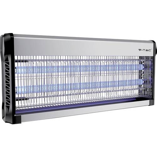 V-TAC VT-3240 11182 Insektenfänger UV-Licht 40 W (Ø x H) 655 mm x 93.5 mm Aluminium, Schwarz 1 St.