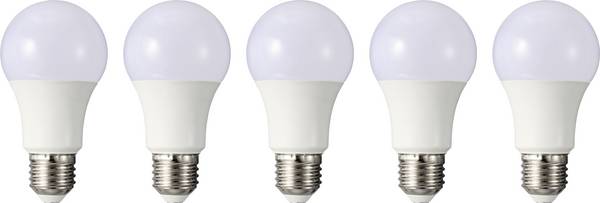 Sygonix SY-6649654 LED EEK F (A - G) E27 10 W = 75 W Warmweiß (Ø x H) 60 mm x 113 mm 5 St.