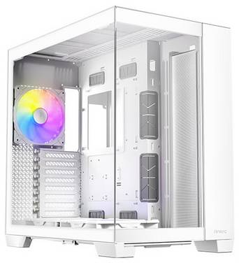 Antec C8 Full Tower PC-Gehäuse Weiß 3 Vorinstallierte LED Lüfter, Integrierte Beleuchtung