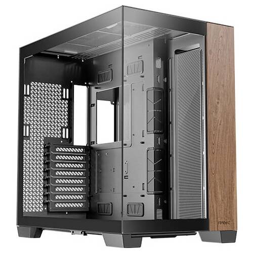 Antec C8 Full Tower PC-Gehäuse Schwarz, Holz