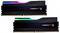 Zwei Riegel Trident Z5 RGB-Arbeitsspeicher mit schwarzem Design und LED-Beleuchtung in verschiedenen Farben.