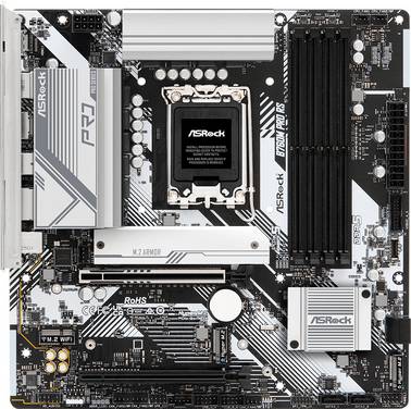 ASRock B760M Pro RS Mainboard Sockel (PC) Intel® 1700 Formfaktor (Details) Micro-ATX Mainboard-Chipsatz Intel® B760