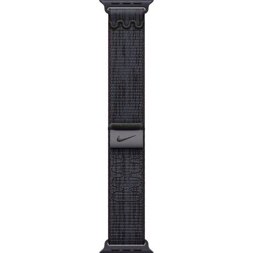 Thumbnail - Apple Watch Nike Sport Loop Armband 40 mm Schwarz, Blau Watch Ultra 2, Watch Ultra, Watch Series 10, Watch Series 9, Wat...