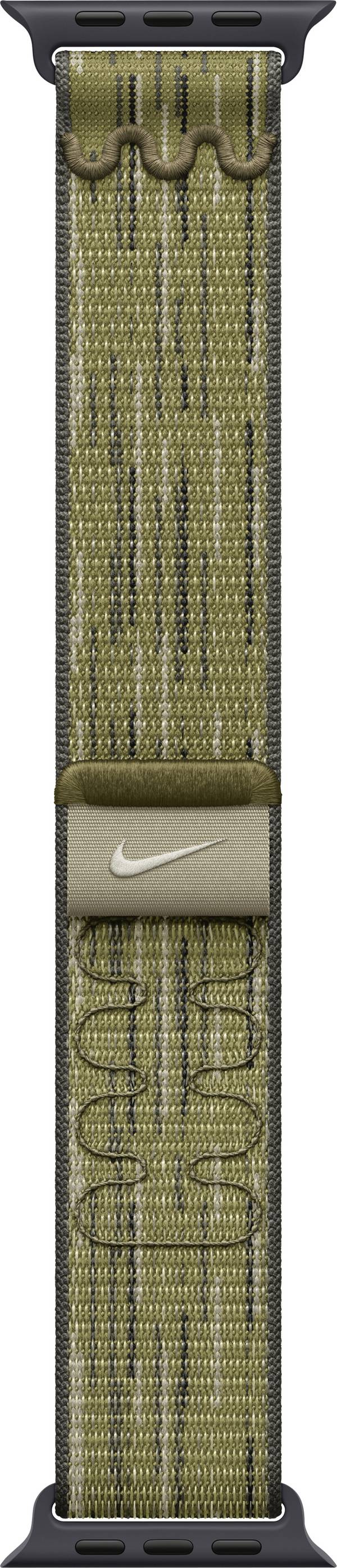 Apple Watch Nike Sport Loop Armband 40 mm  Grün, Grau Watch Ultra 2, Watch Ultra, Watch Series 10, Watch Series 9, Watch Series 8, Watch Series 7, Watch Series 6, Watch SE, Watch Series 5, Watch Series 4, Watch Series 3, Watch Series 2, Watch Series 1, Watch 1. Gen