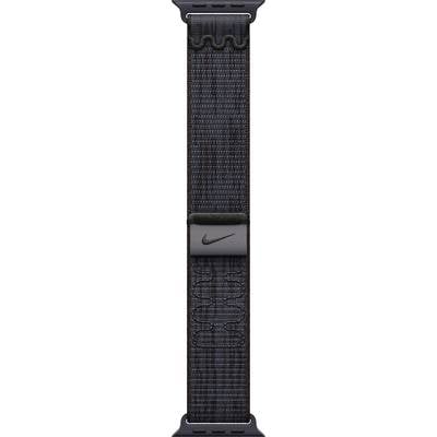 Apple Watch Nike Sport Loop Armband 42 mm Schwarz, Blau Watch Ultra 2, Watch Ultra, Watch Series 10, Watch Series 9, Wat
