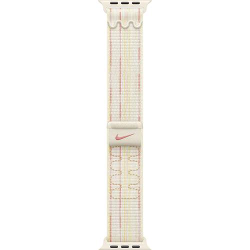 Thumbnail - Apple Watch Nike Sport Loop Armband 42 mm Polarstern, Pink Watch Ultra 2, Watch Ultra, Watch Series 10, Watch Series 9, ...