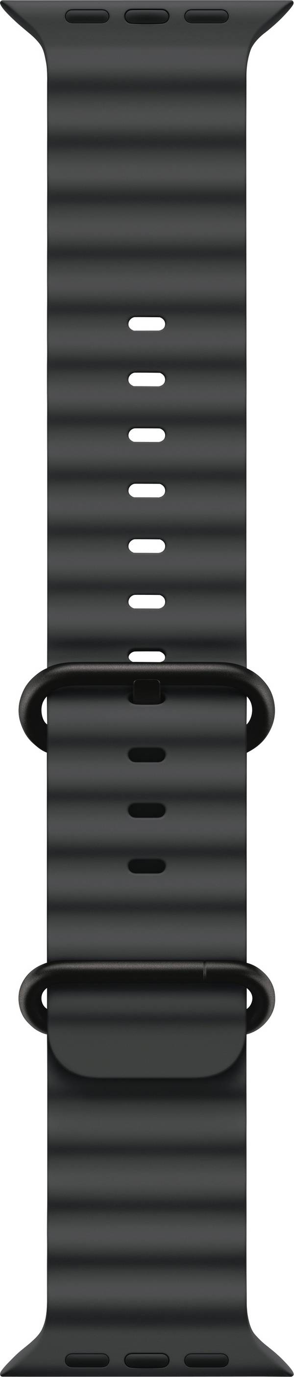 Apple Watch Ocean Armband 49 mm  Schwarz Watch Ultra 2, Watch Ultra, Watch Series 10, Watch Series 9, Watch Series 8, Watch Series 7, Watch Series 6, Watch SE, Watch Series 5, Watch Series 4