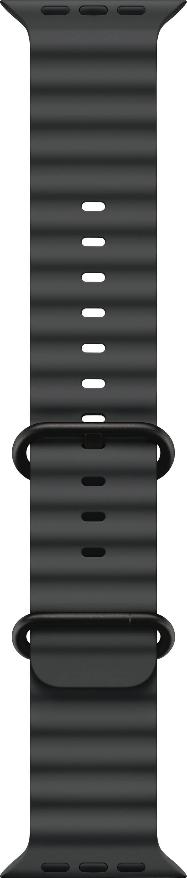 Apple Watch Ocean Armband 49 mm Schwarz Watch Ultra 2, Watch Ultra, Watch Series 10, Watch Series 9, Watch Series 8, Wat