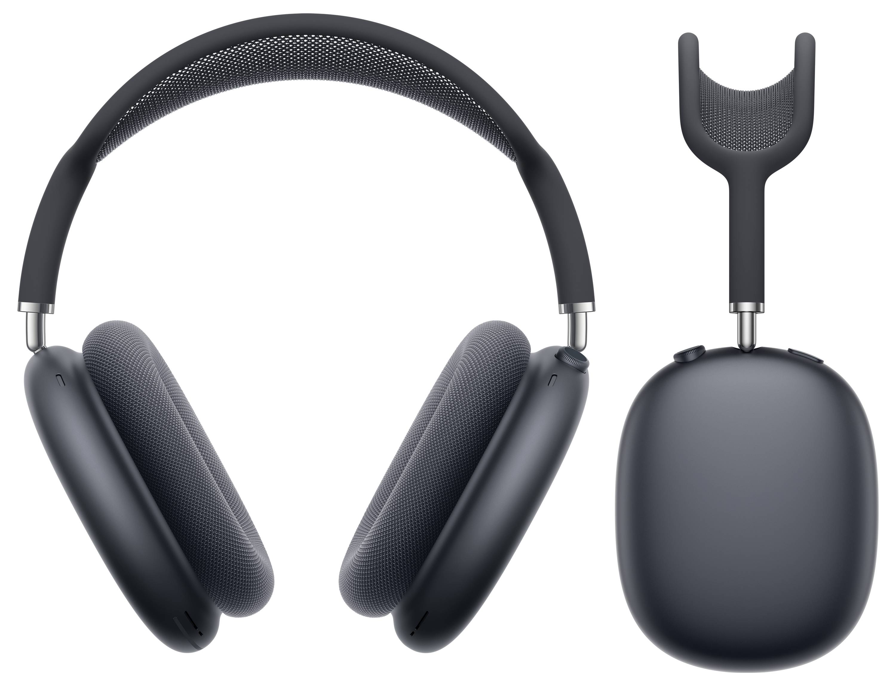 Schwarze, over-ear Kopfhörer mit klappbarem Design und passender Tragetasche. Ideal für Musikliebhaber und unterwegs.