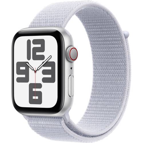 Apple Watch SE (2024) GPS + Cellular 44 mm Aluminiumgehäuse Sport Loop Blaue Wolke