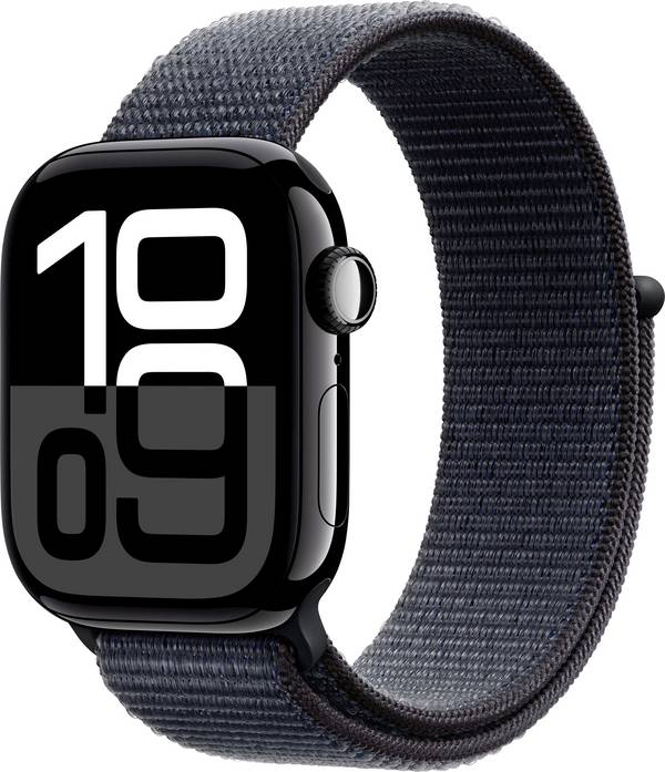 Apple Watch Series 10 GPS + Cellular 42 mm Aluminiumgehäuse Sport Loop Tinte