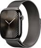 Apple Watch Series 10 GPS + Cellular 46 mm Titangehäuse Milanaisearmband Schiefer S/M