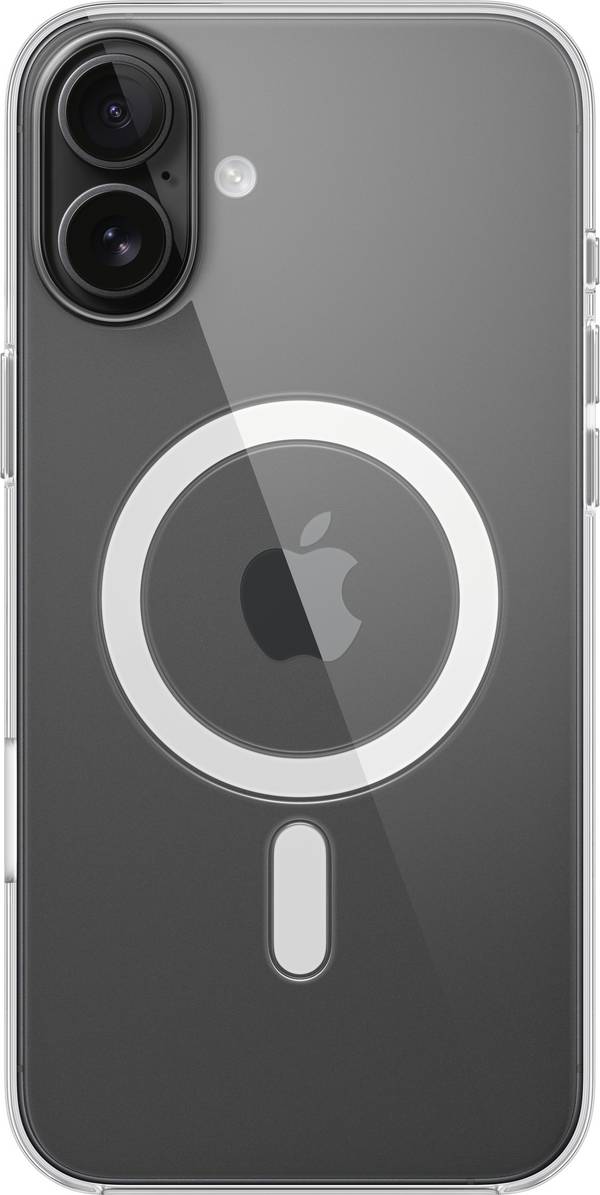 Apple Clear Case Case Apple iPhone 16 Plus Transparent Stoßfest, Induktives Laden MA7D4ZM/A