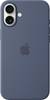 Apple Silicone Case Silikon Case Apple iPhone 16 Plus Denim Stoßfest, Induktives Laden MYYA3ZM/A