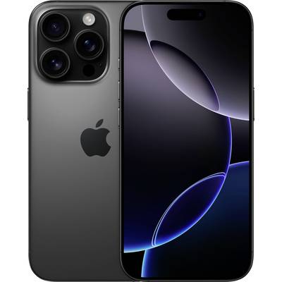 Smartphone mit Dreifachkamera auf der Rückseite und Bildschirm mit kreisförmigem Muster.
