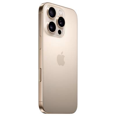 Ein modernes Smartphone in Gold mit drei Kameralinsen auf der Rückseite, minimalistisch gestaltetes Gehäuse.