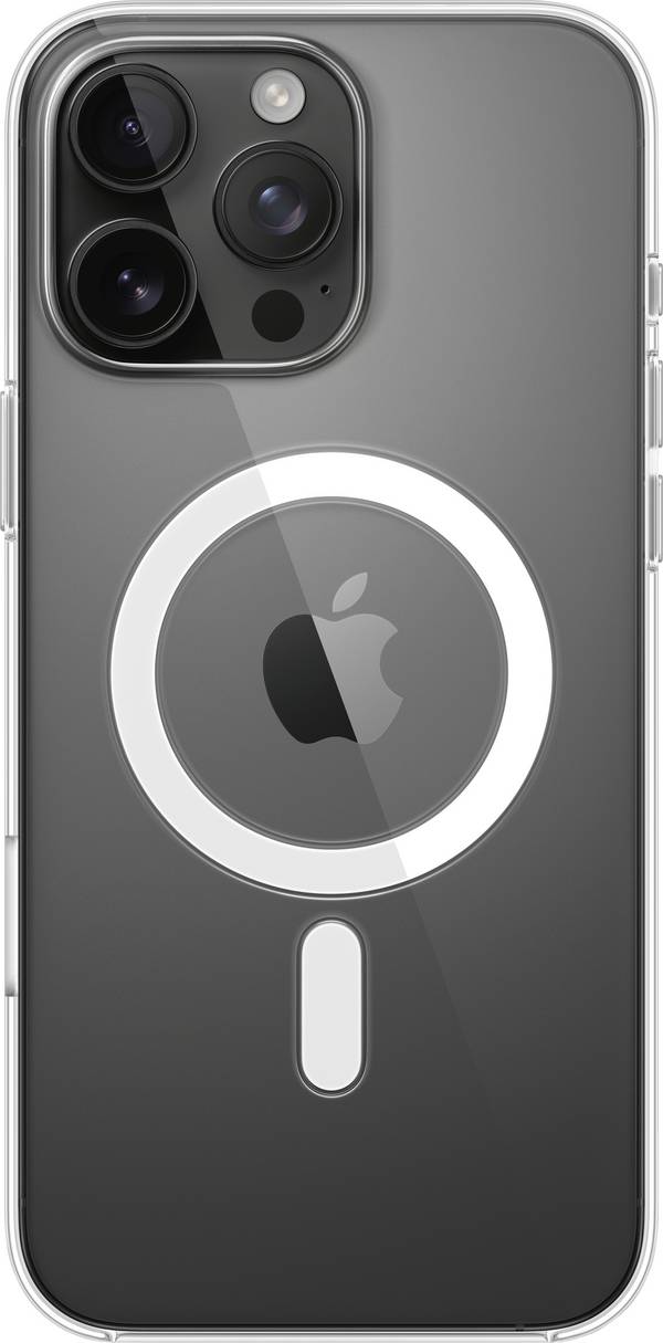 Apple Clear Case Case Apple iPhone 16 Pro Max Transparent Stoßfest, Induktives Laden MA7F4ZM/A