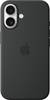 Apple Silicone Case MagSafe Silikon Case Apple iPhone 16 Schwarz Stoßfest, Induktives Laden MYY13ZM/A