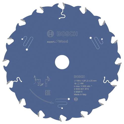 Thumbnail - Bosch Accessories 2608901874 2608901874 Kreissägeblatt Zähneanzahl: 16 1 St.