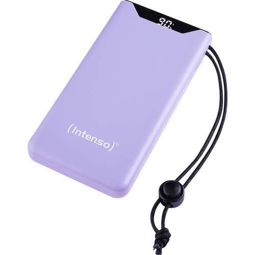 Intenso F10000 Powerbank 10000 mAh Quick Charge, USB PD LiPo USB-A, USB-C® Purple Statusanzeige
